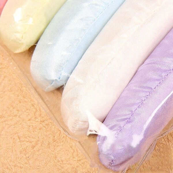5 colors Satin Padded Coat Clothes Hook Hangers New