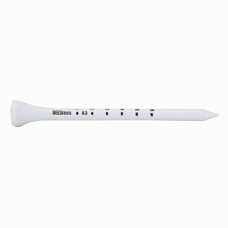 50PCS Professional Golf Tees 83mm White Golf Wood Tee Scale Golf TeesDEAU