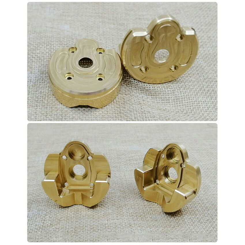 Copper Counterweight Brass Portal Cover 1.9UTB For 1:10 Axial SCX10 III AXI03007