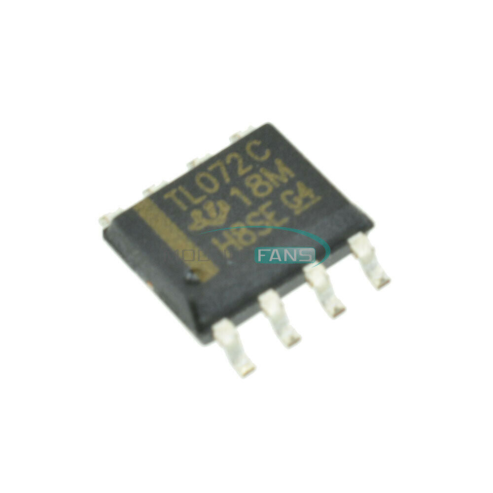 10PCS TL072 TL072CDT SMD TL072CD TL072C 072C AMPLIFIERS