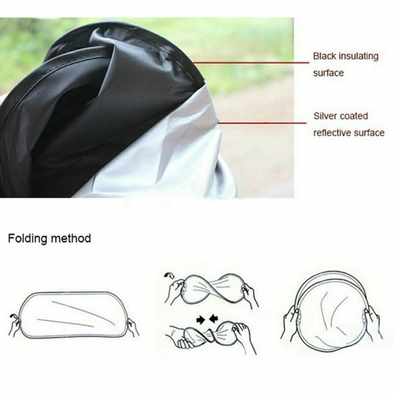Universal Car Window Sun Shade Car Windshield Visor Folding Covers UV Protection