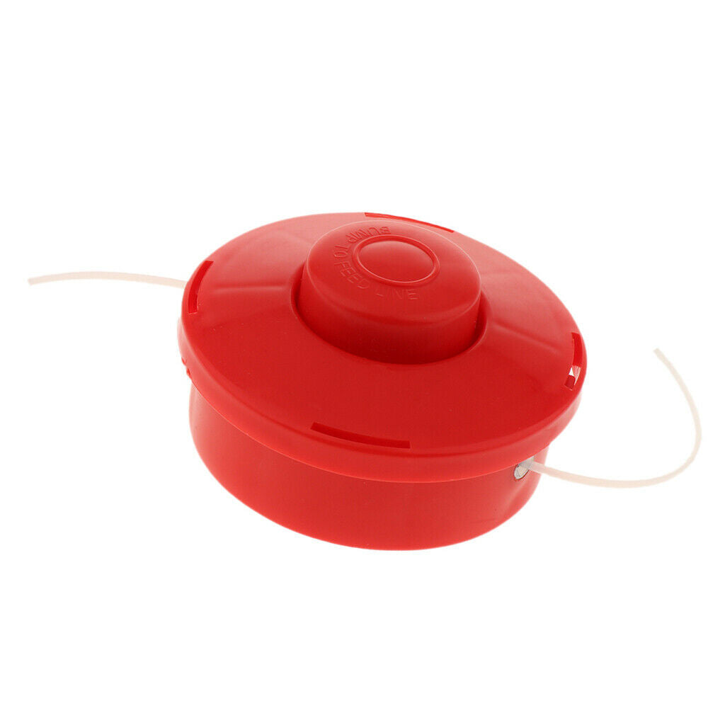 1x Replacement 2 Line Bump Feed Strimmer Trimmer Cutter Brushcutter Head Red