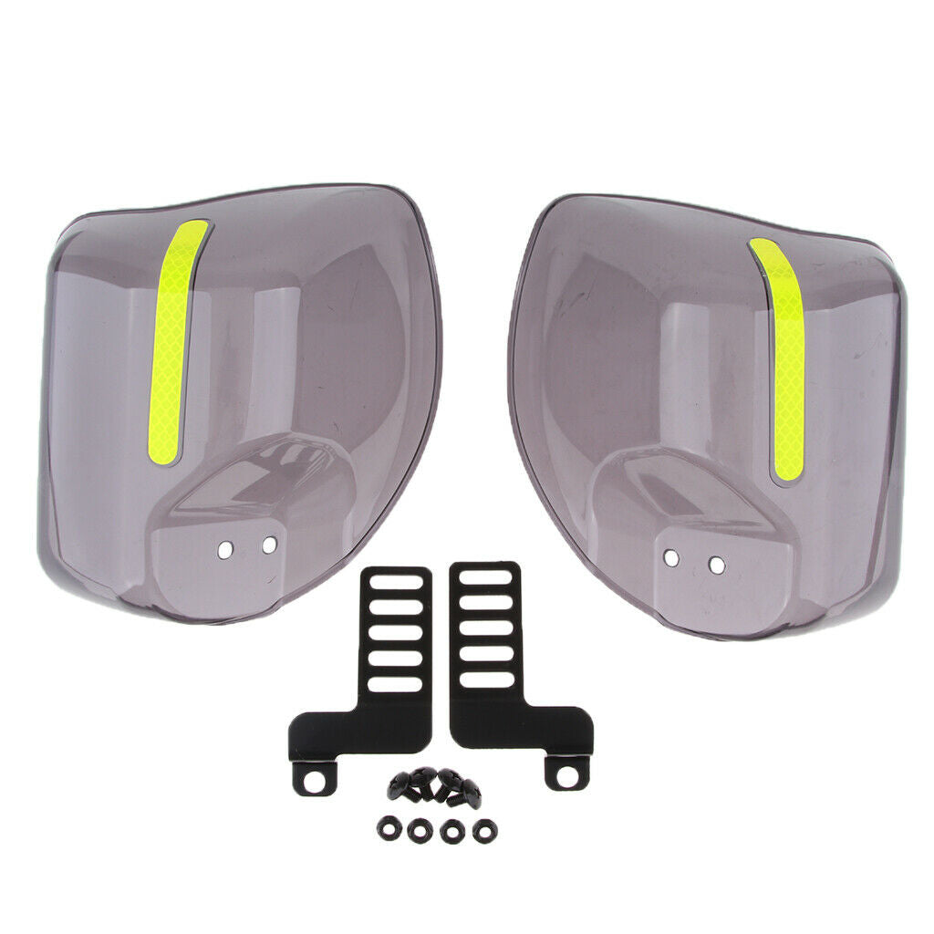 Universal Motorcycle Handlebar Hand Guard Wind Deflector Protector Shield