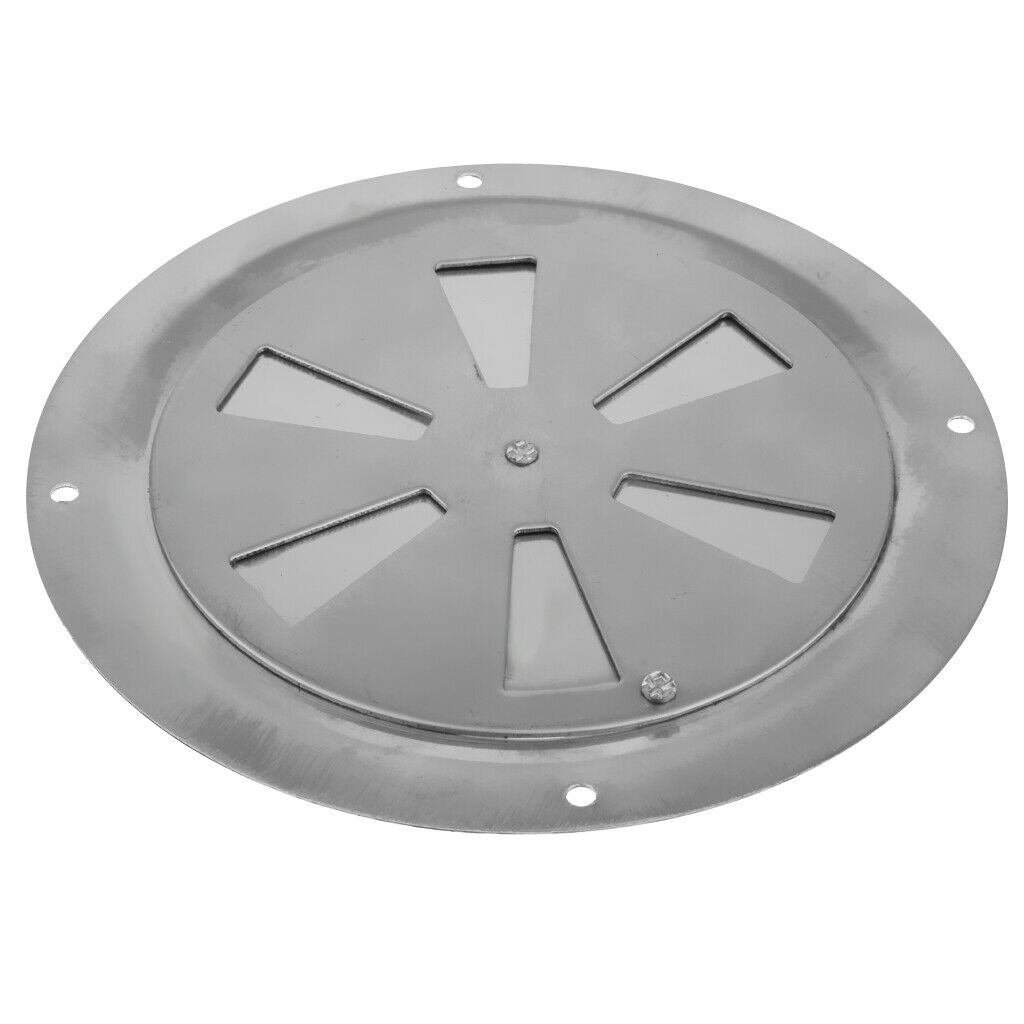 2x Five Oceans Air Hose Thru Butterfly Vent Cover 5inch, Stainless Steel Boat
