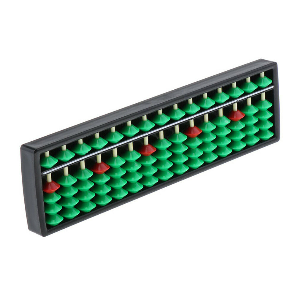 Kids Plastic Abacus Beads Arithmetic Soroban Calculating Tool, Train Counting