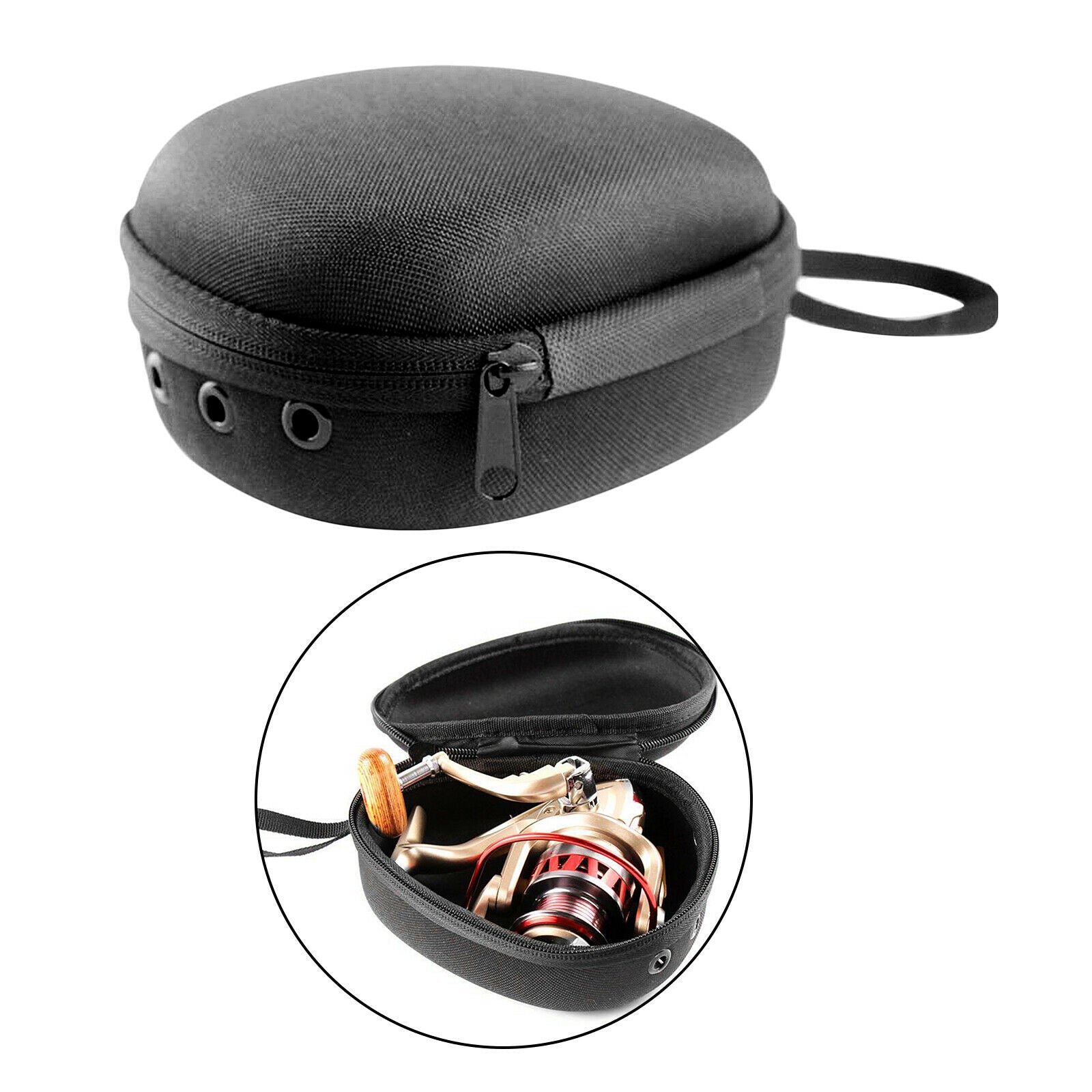 Fishing Reel Bag Protective Case Lure Tackle Storage Bag Organizer