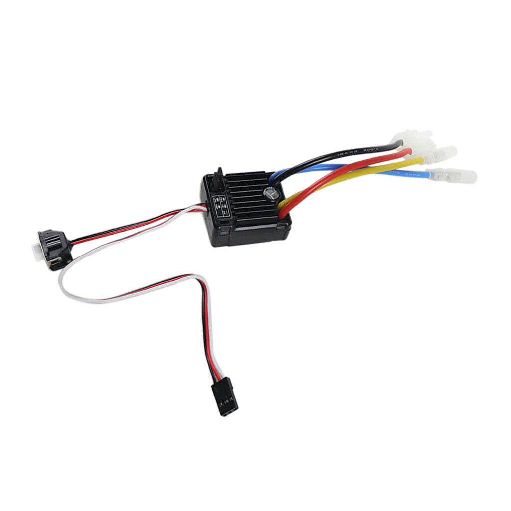 1060 60A Brushed Electronic Speed Controller ESC For 1:10 RC Waterproof
