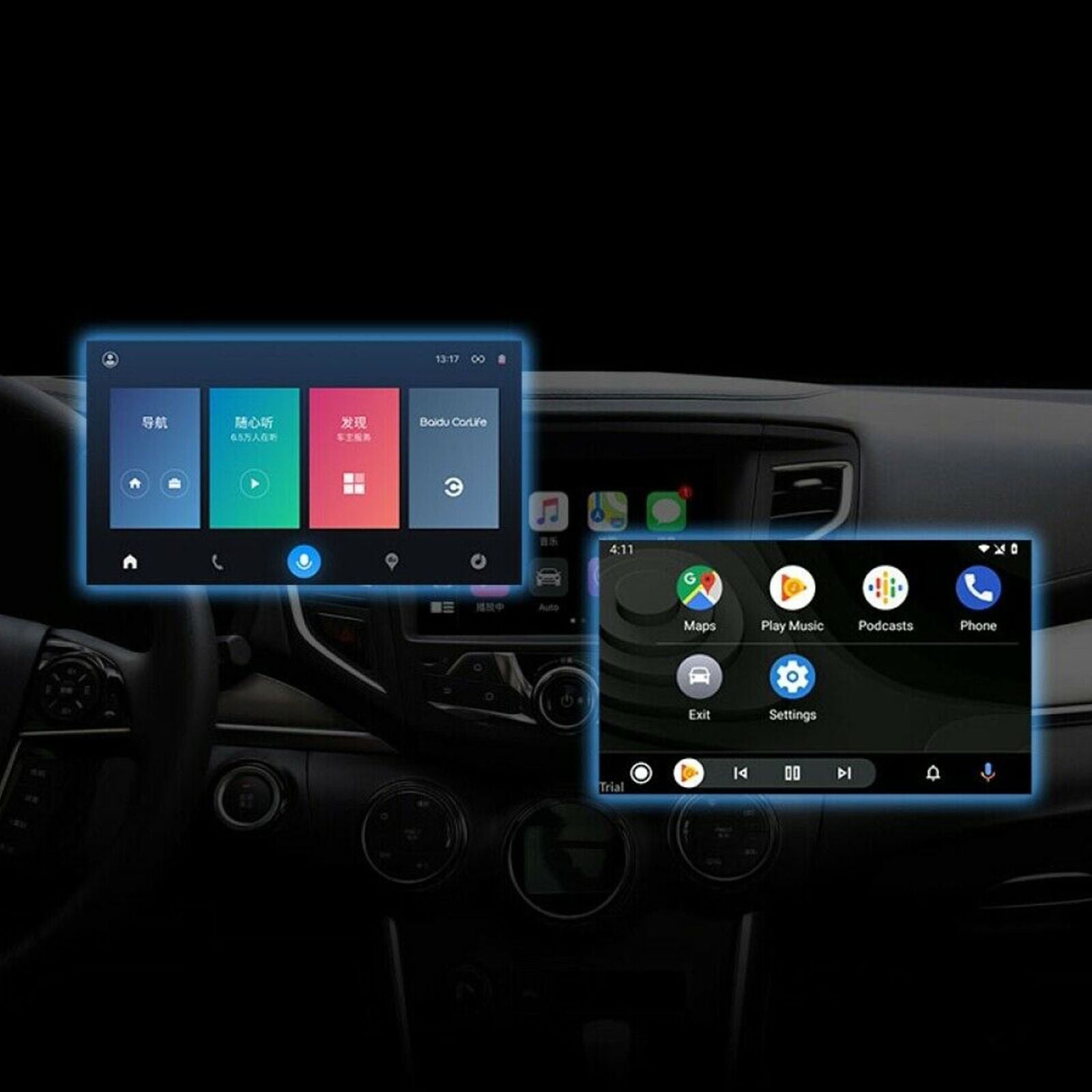 USB IOS CarPlay Dongle Adapter For Android Car Auto Navigation Player