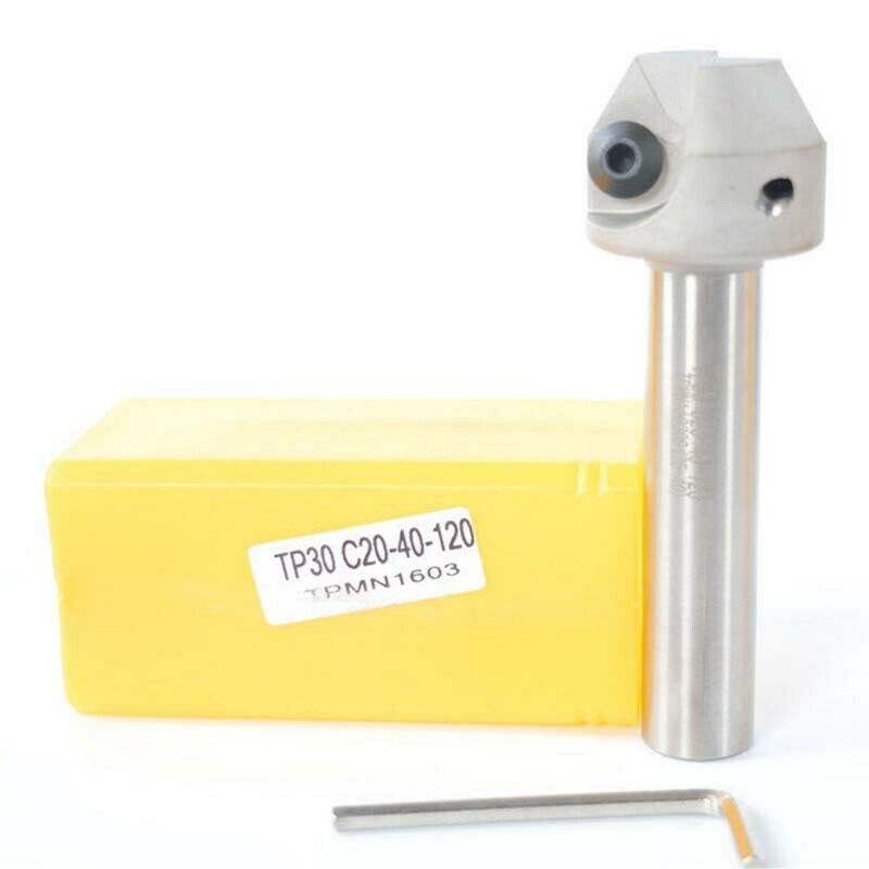 30° 25mm-40mm TP30C20-40-120 Chamfering drill tool holder For TPMN1603 inserts