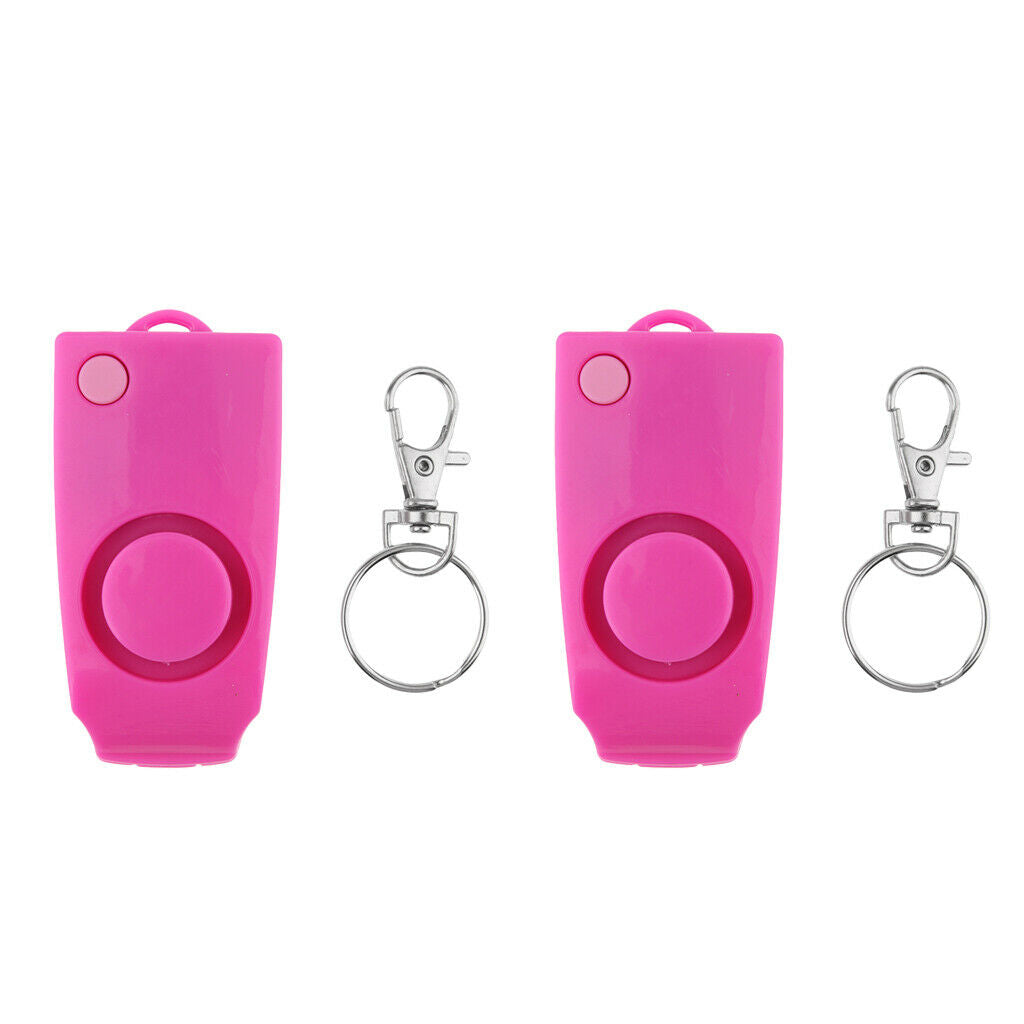 2 Pieces Emergency Self-Protection  Alarm Personal Alarm Keychain