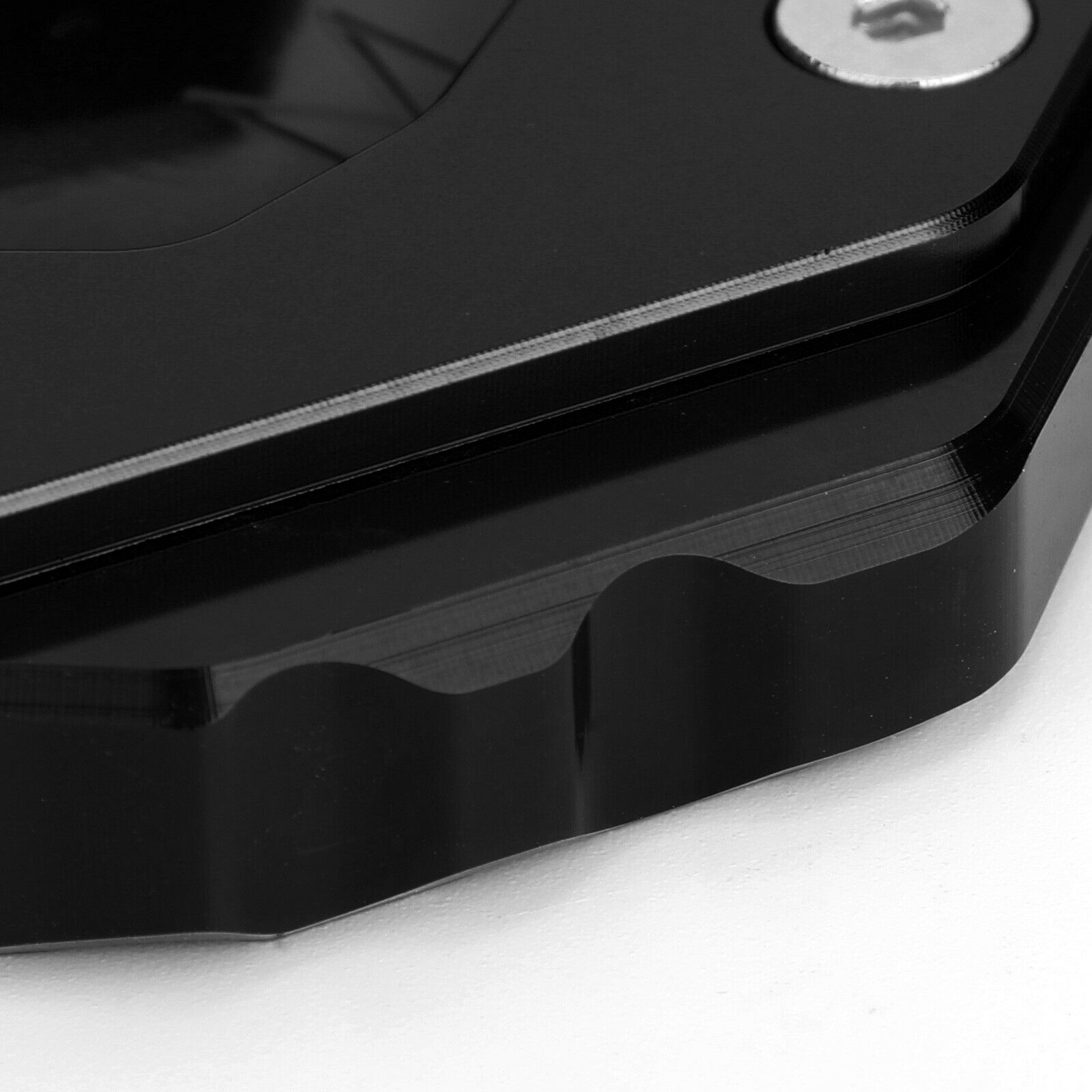 Side Stand Extension Kickstand Enlarger Plate For Yamaha MT-07 FZ-07 Black CN
