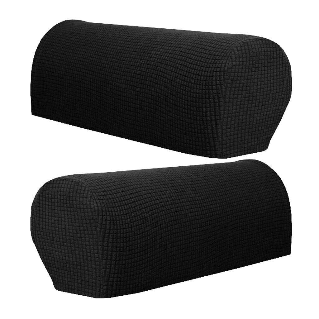 2 Pairs of Anti-slip Armchair Armrest Cover Armrest Protection with 50s