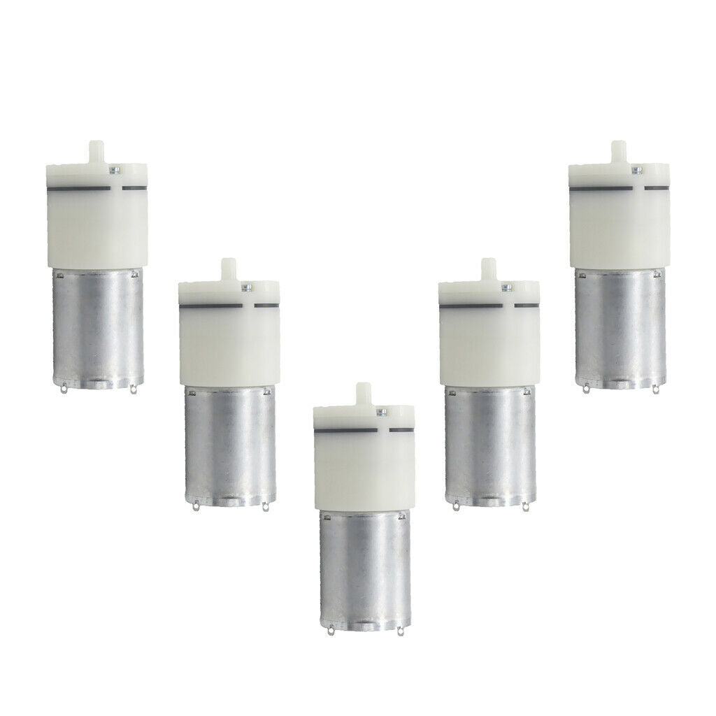 5 Pieces 3-6V 370 Motor Air Pump Oxygen Pump 300mmHg Aquarium Fish Tank DIY