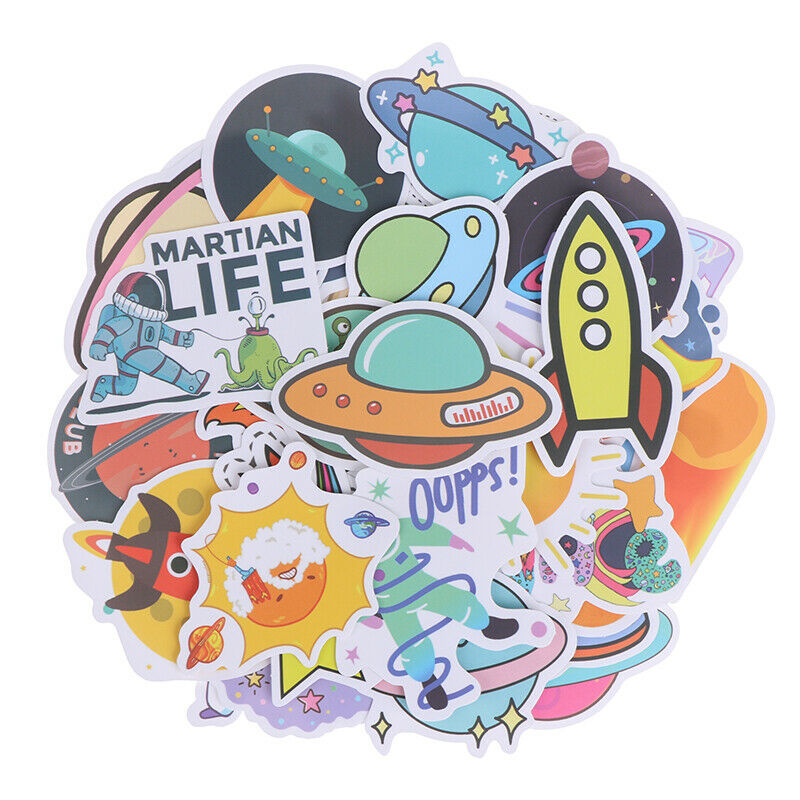 50pcs VSCO Stickers Pack Waterproof Cool Girl Stickers For Skateboard Suitc_DF