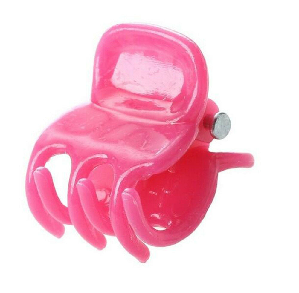 20Pcs Set Fashion Colorful Assorted Mini Small Plastic Hair Clips Claws Clamps !