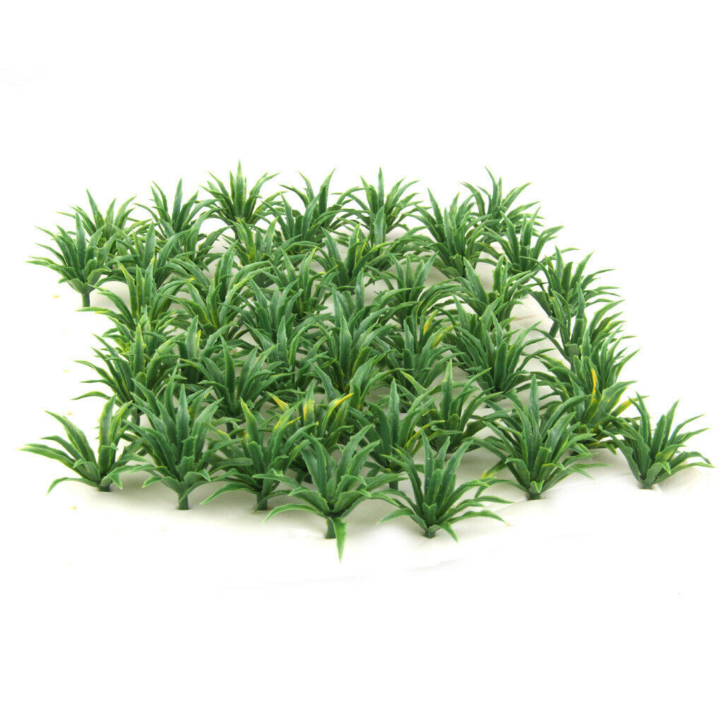 150Pcs Sword Shaped Grass Leaves Kit 1/100-1/200 Scale Photo Props Access