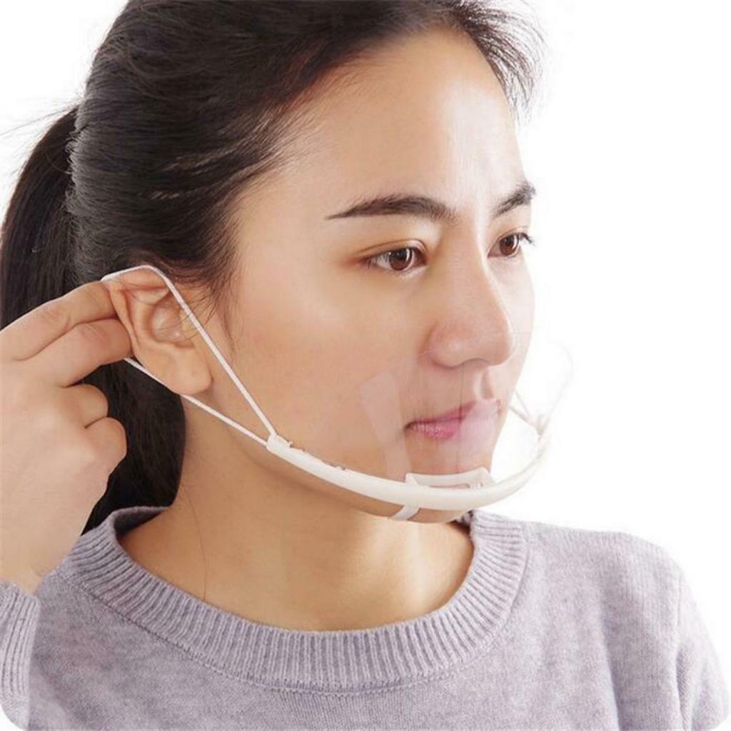 50x Transparent Mouth Shield Guard Protection Restaurant Hotel Kitchen