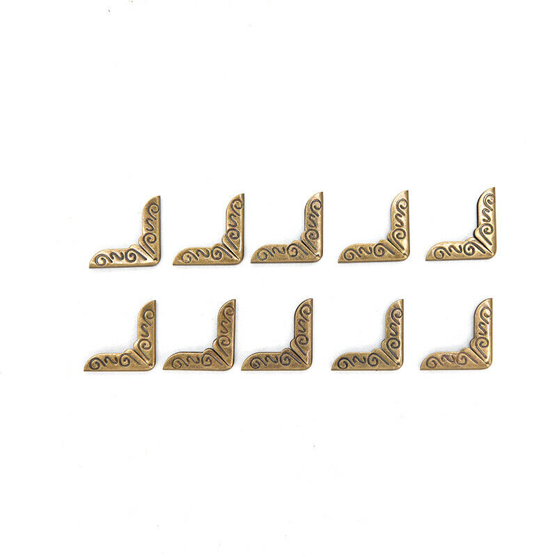 10x Metal corner Book Scrapbooking Albums Menus Folders Corner Protecto.l8