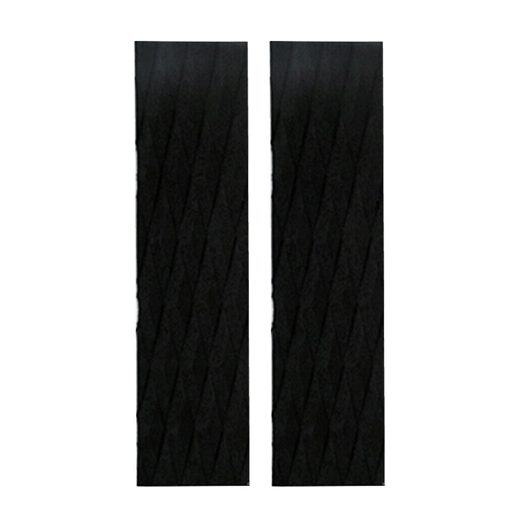 2 Pieces Diamond Grooved Non-slip Ultralight EVA Skimboard Tail Pads Traction