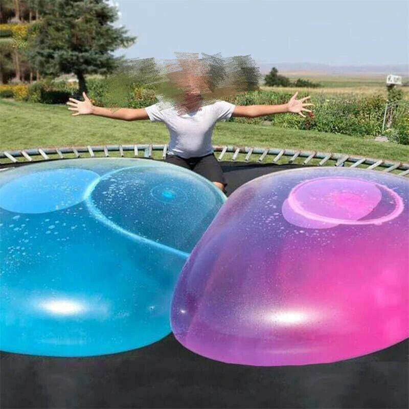 1x 120cm pink Inflatable Wubble Bubble Ball Balloon Stretch Outdoor Kids  GfBUA