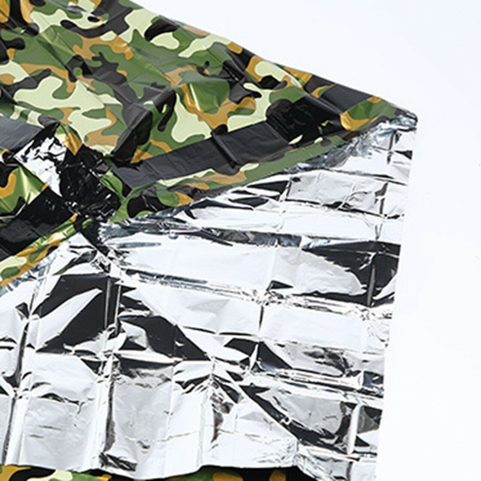80x47'' Emergency Sleeping Bag Camping Blanket Sack Travel Pocket Size