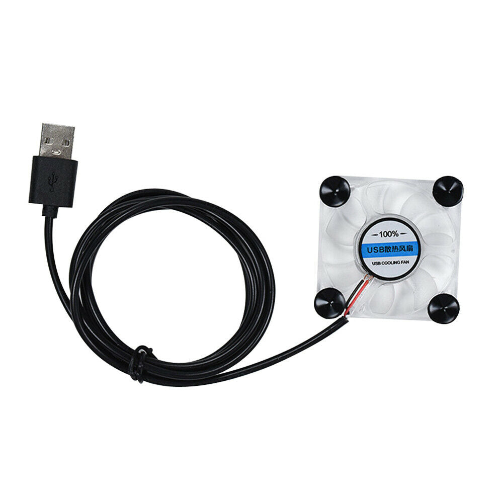 Mini Mobile Phone Cooling Fan Silicone Suction Cup Bottom USB Charging Cooling