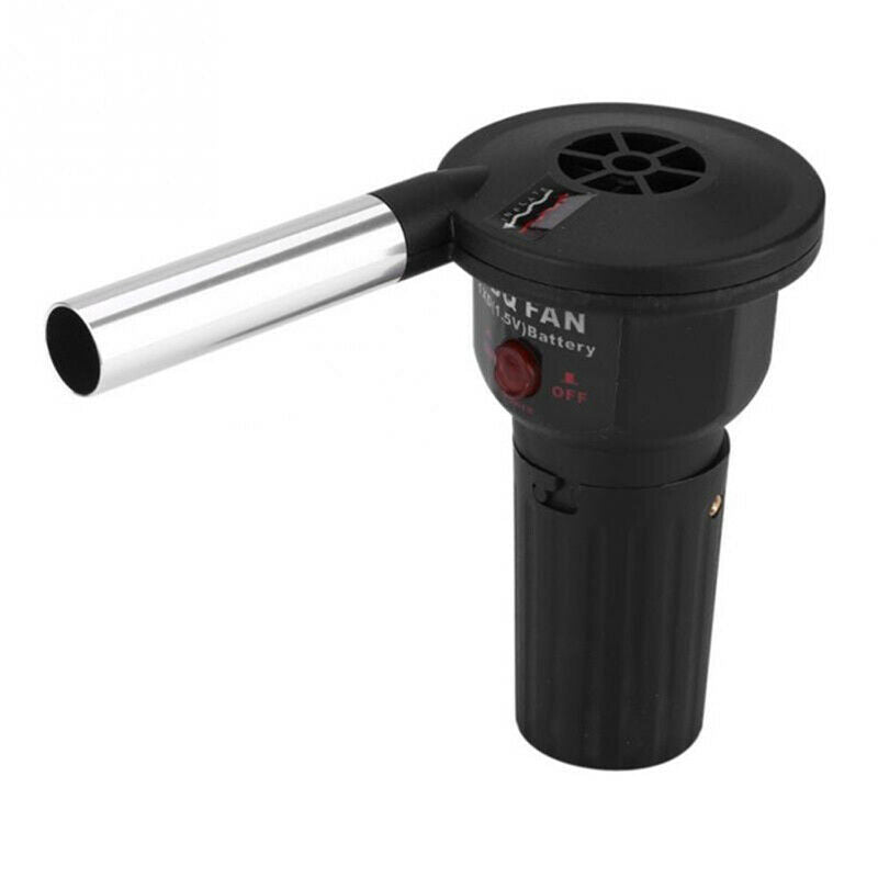 Portable Handheld Battery Powered BBQ Fan Air Blower for Barbecue Cooking T SJ
