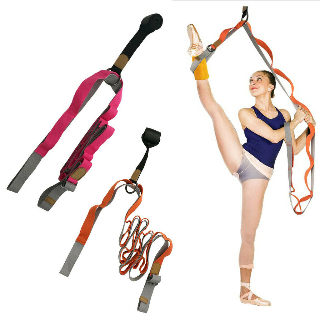 Set of 2 Leg Stretcher Dance Ballet Door Foot Stretch Strap 14-Loop Daisy Chain
