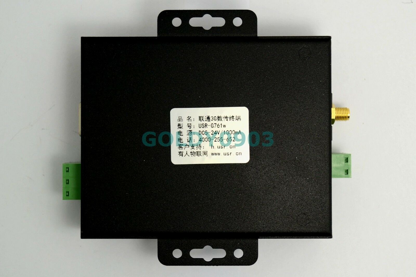 3G WCDMA Modem, Serial RS232 / RS485 to WCDMA USR-G761W with Adapter