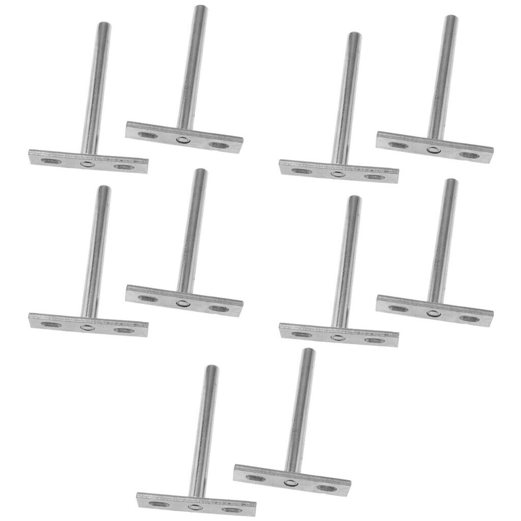 10Pcs Wall Shelf Bracket Heavy Duty Supporter T Shaped Angle Bracket 4inch