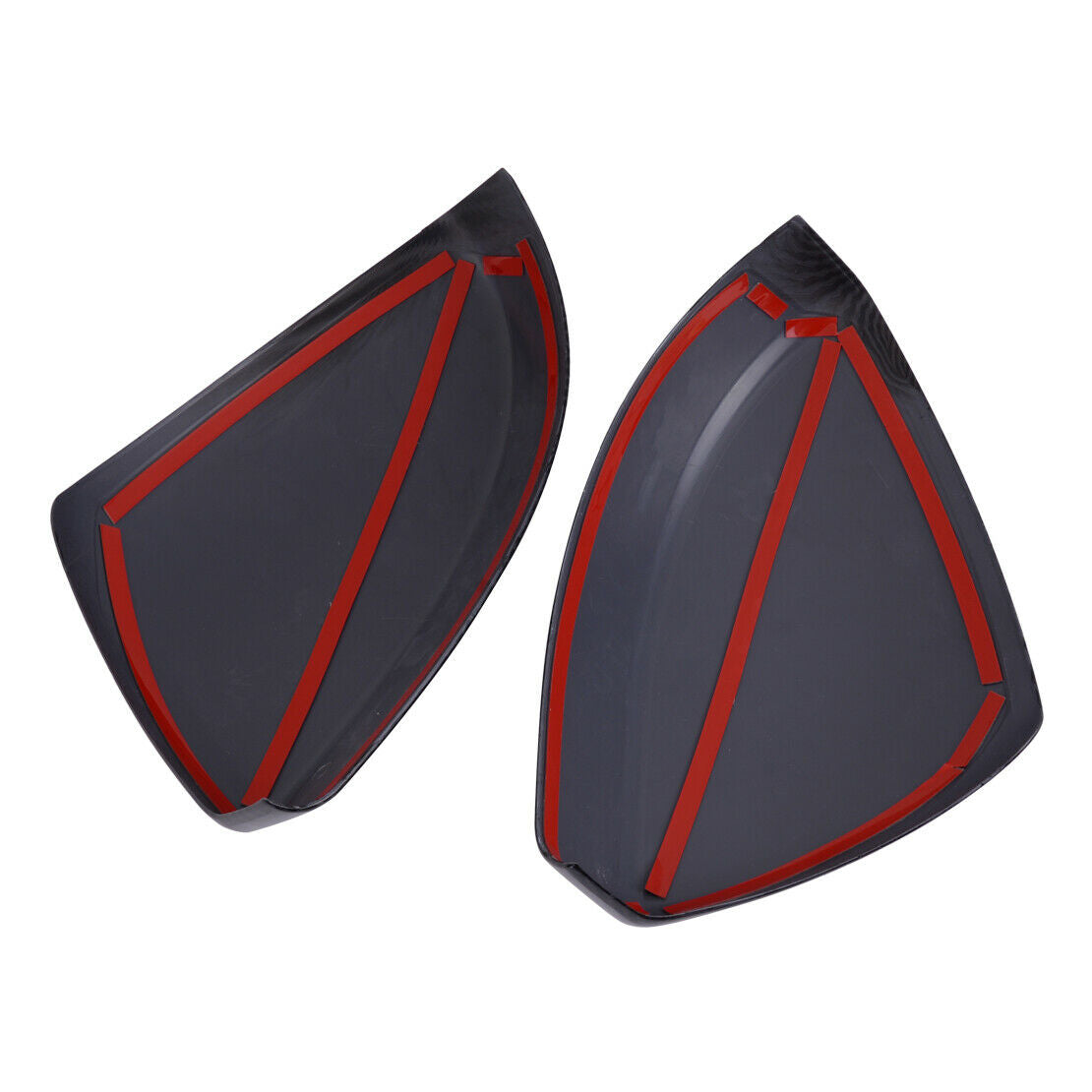 Carbon Fiber Style Mirror Cover Overlay Set Fits For Range Rover Velar 2017 2018