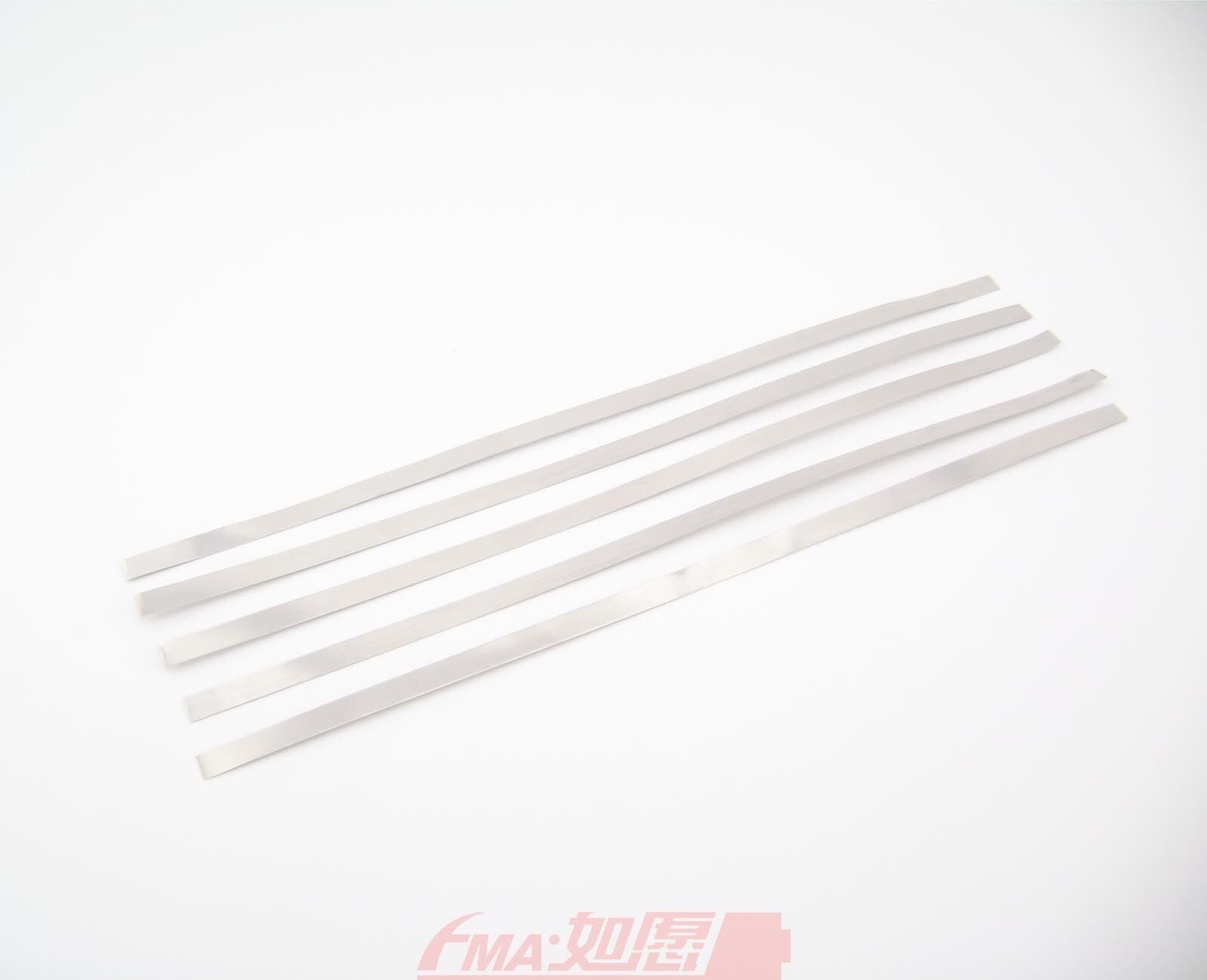 10Pcs Pure Nickel sheet Ni Tab 0.1*8*200mm for Battery Connection Never Rust!
