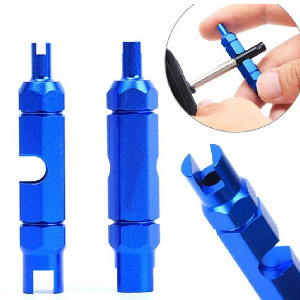 Aluminum Alloy Valve Core Remover Wrench Mountain Bike Durable Purple