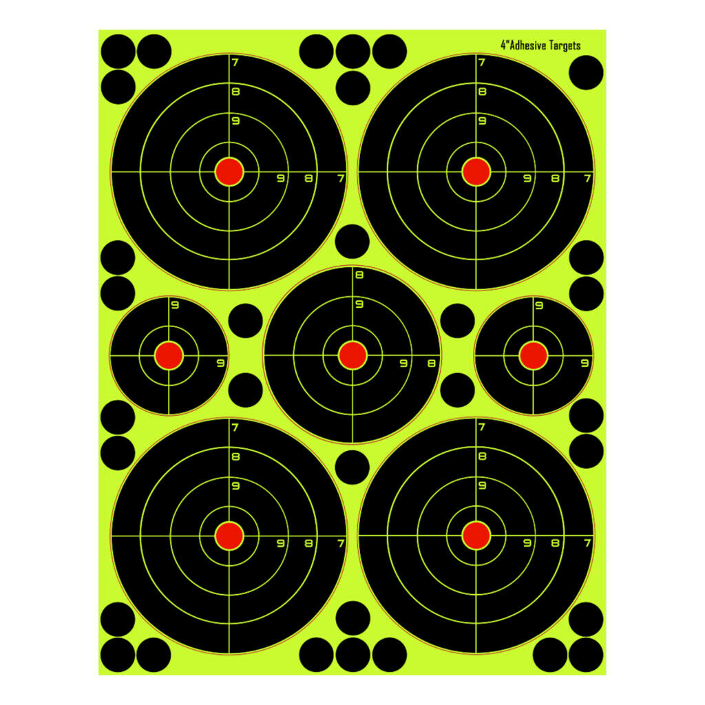 20x Splatter Reactive Target Shooting Paper Target Shooting Accessories