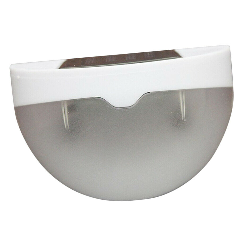 2 Pieces IP65 LED Solar Wall White Light for Patio Garden Fence Pathway