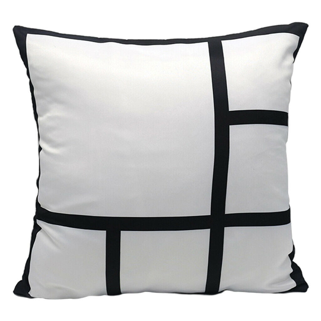 Sublimation Blanks 6 Photo Panel Pillow Case Chair Armchair Cushion Case