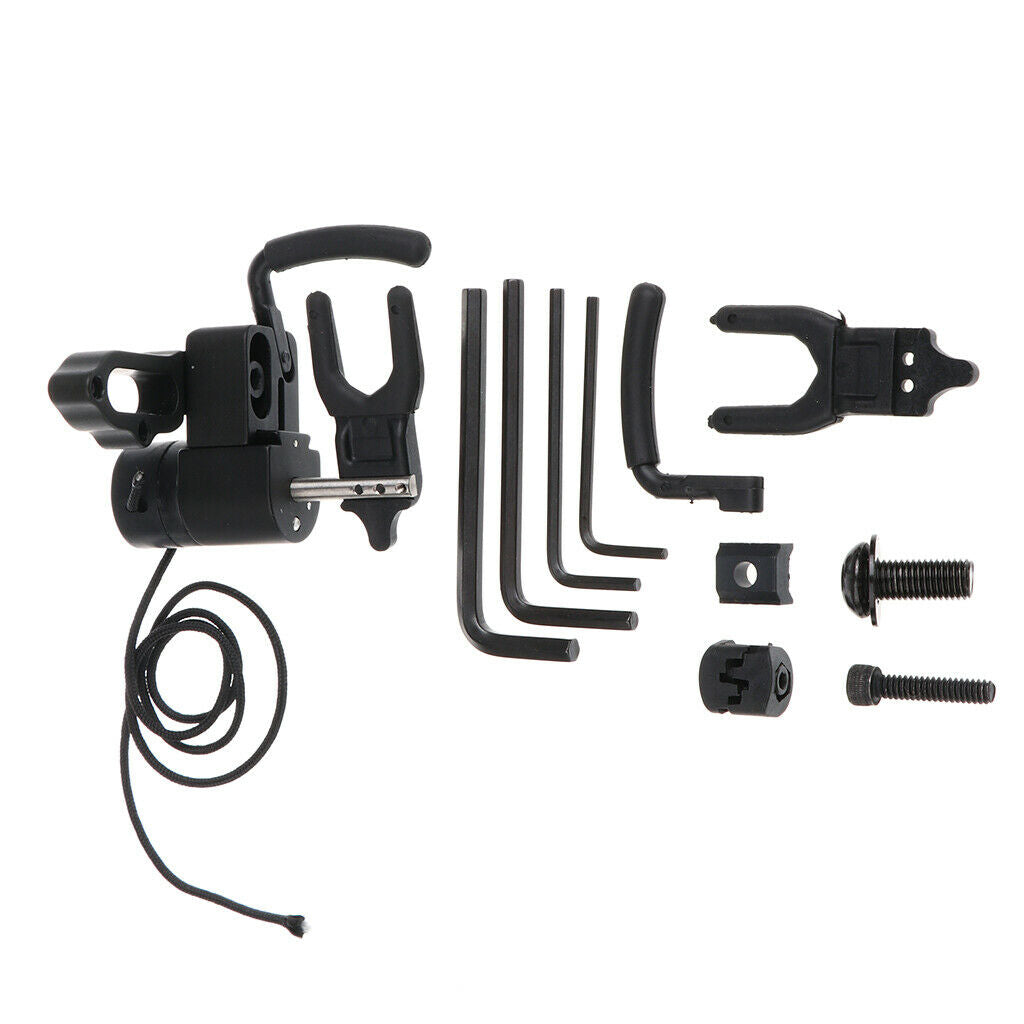 Aluminum Alloy Hunting Archery Compound Bow Fall Drop Away Arrow Rest Black