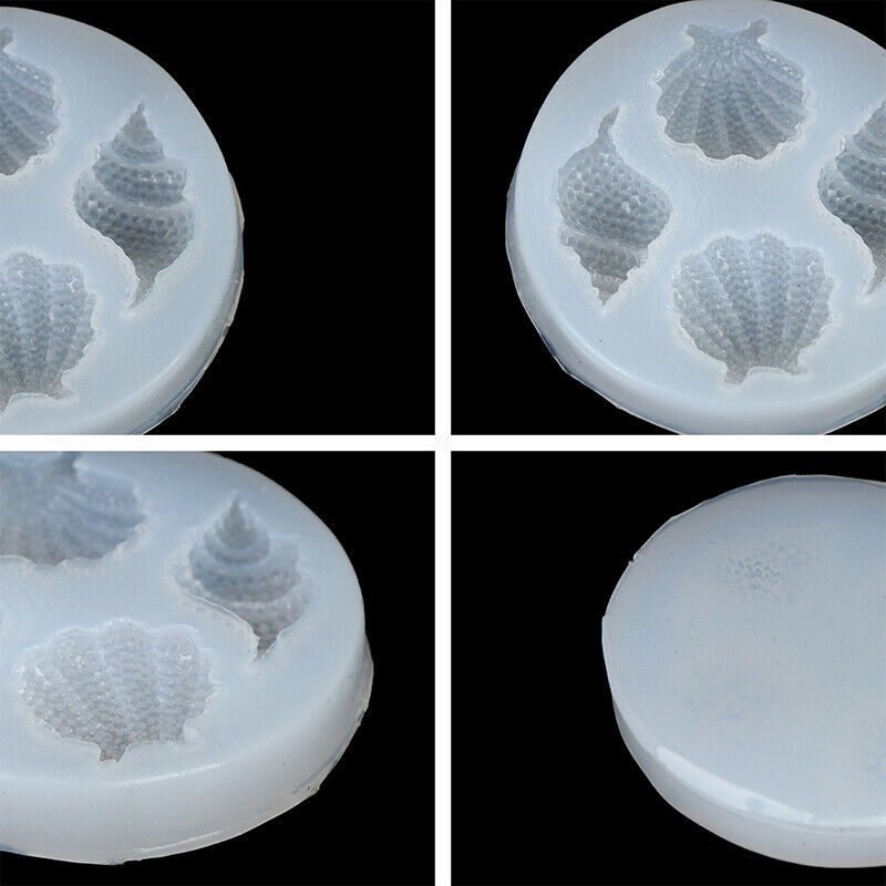 1PC Multi-faceted Shell Conch  Silicone Abrasive Simulation Shell Crafts MolFCA