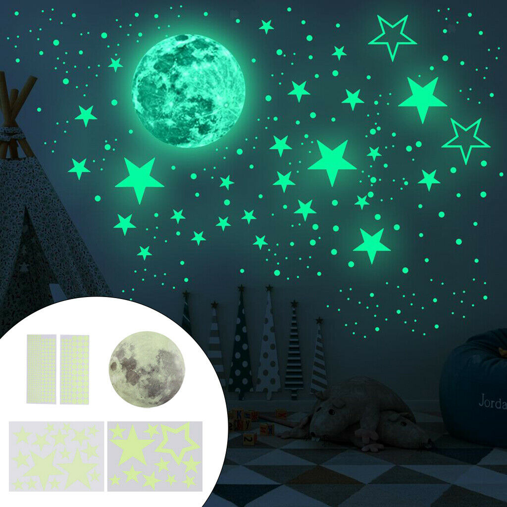 Luminous Wall Stickers for Home Bedroom Wall Art Ceiling Decals Waterproof
