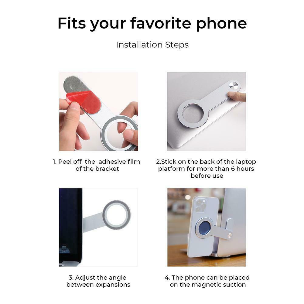 Magnet Multifunction Extension Notebook Bracket Metal Phone Holders Stander