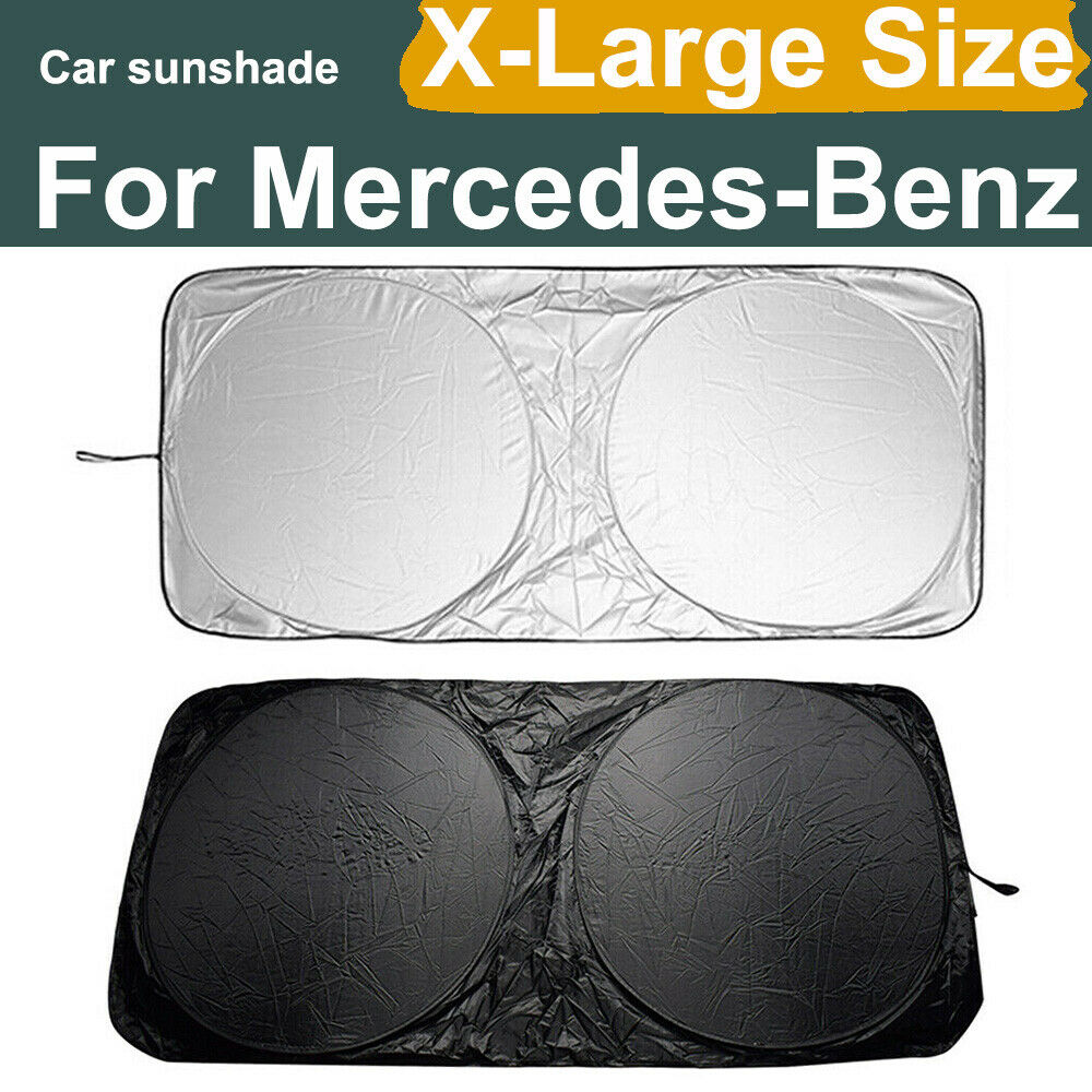 For Mercedes-Benz Windshield Sun Shade UV Heat Shield Huge Large Size 190x90CM