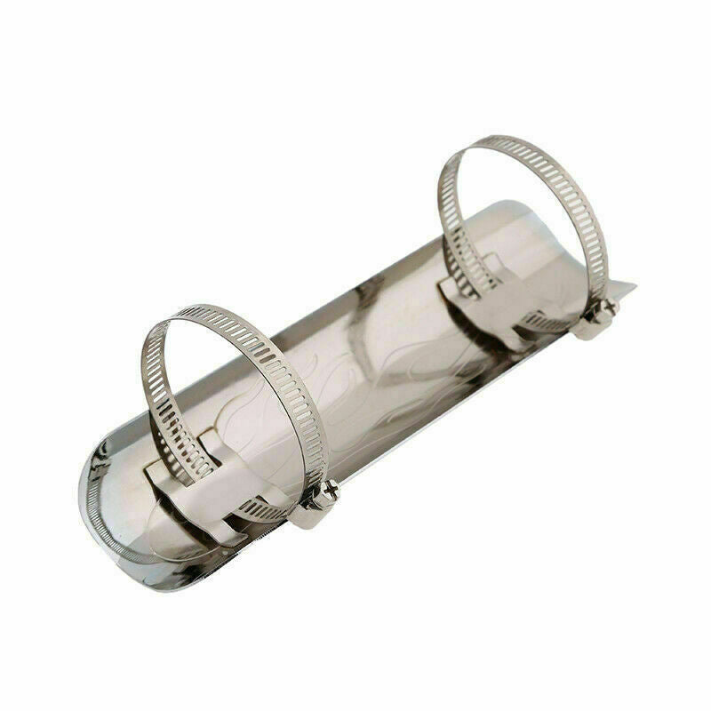 Universal Flame Exhaust Pipe Heat Shield Cover Guard Muffler For Cruiser ATV