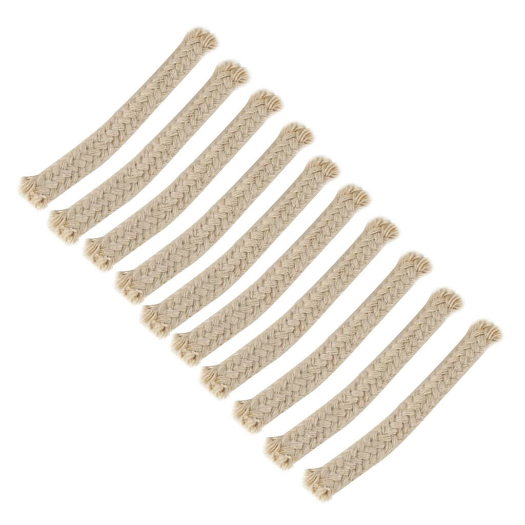 10 Pcs Alcohol Lamp Wicks Suitable For Siphon Pot, Beige Belgian Coffee Maker