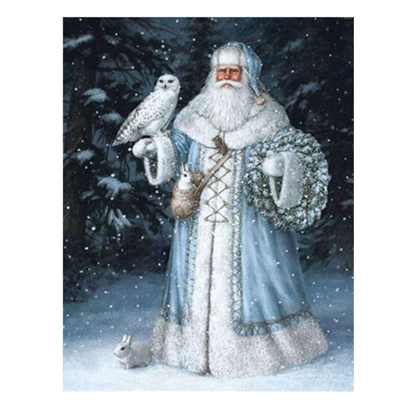 5D Diamond Embroidery Santa Claus Painting Cross Stitch DIY Art Craft Home Decor