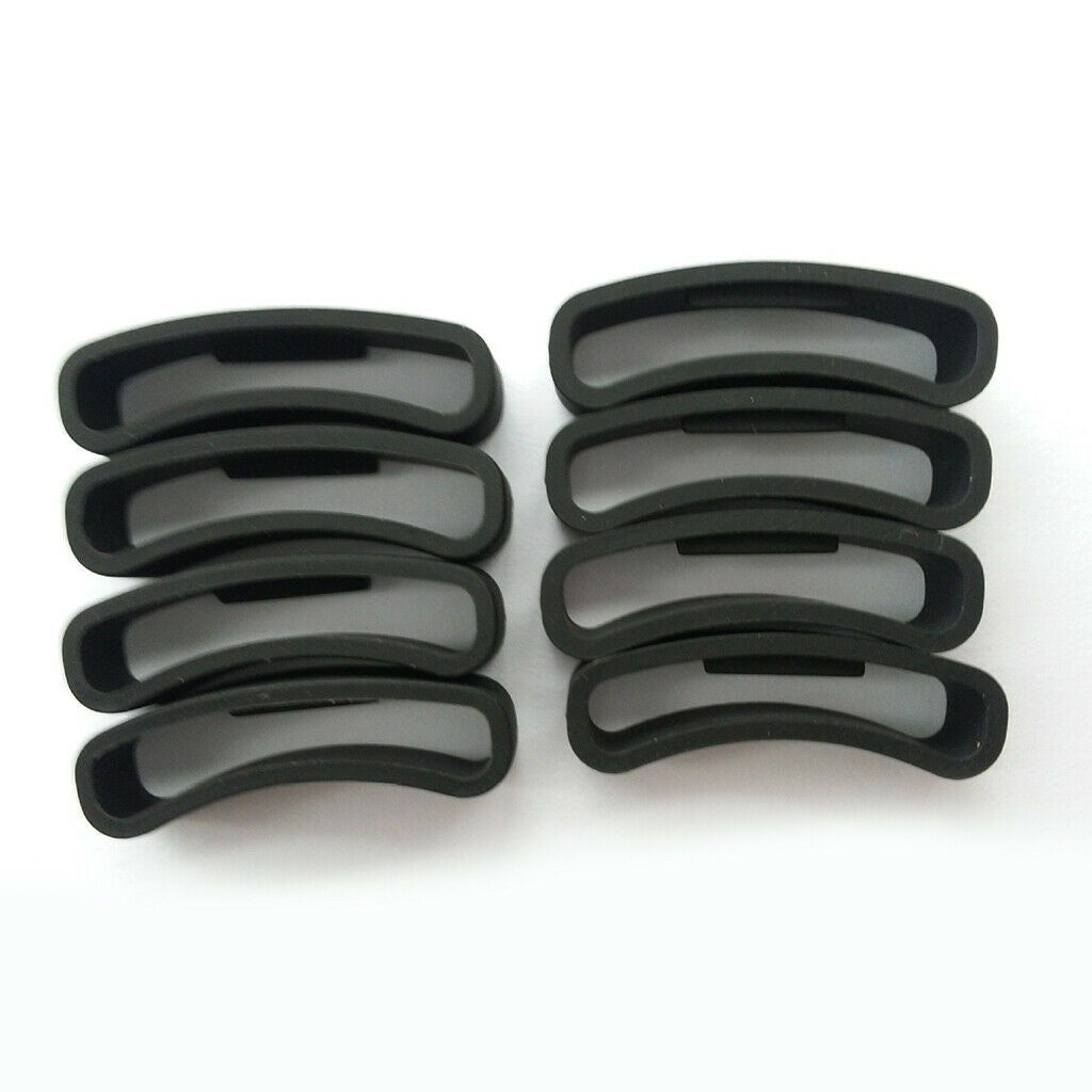 10pcs Fastener Ring for Sunnto Core Watch Strap Security Holder Keeper Black