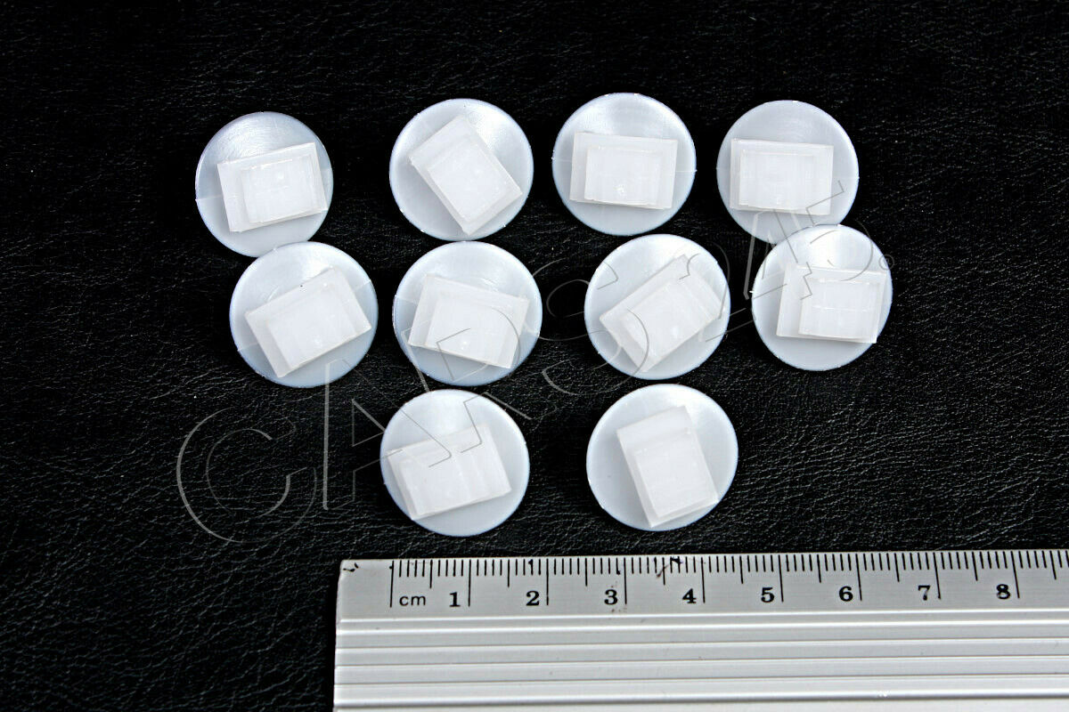 Door Trim Clip Fastener Retainer White x10 pcs For CITROEN PEUGEOT 8565 40