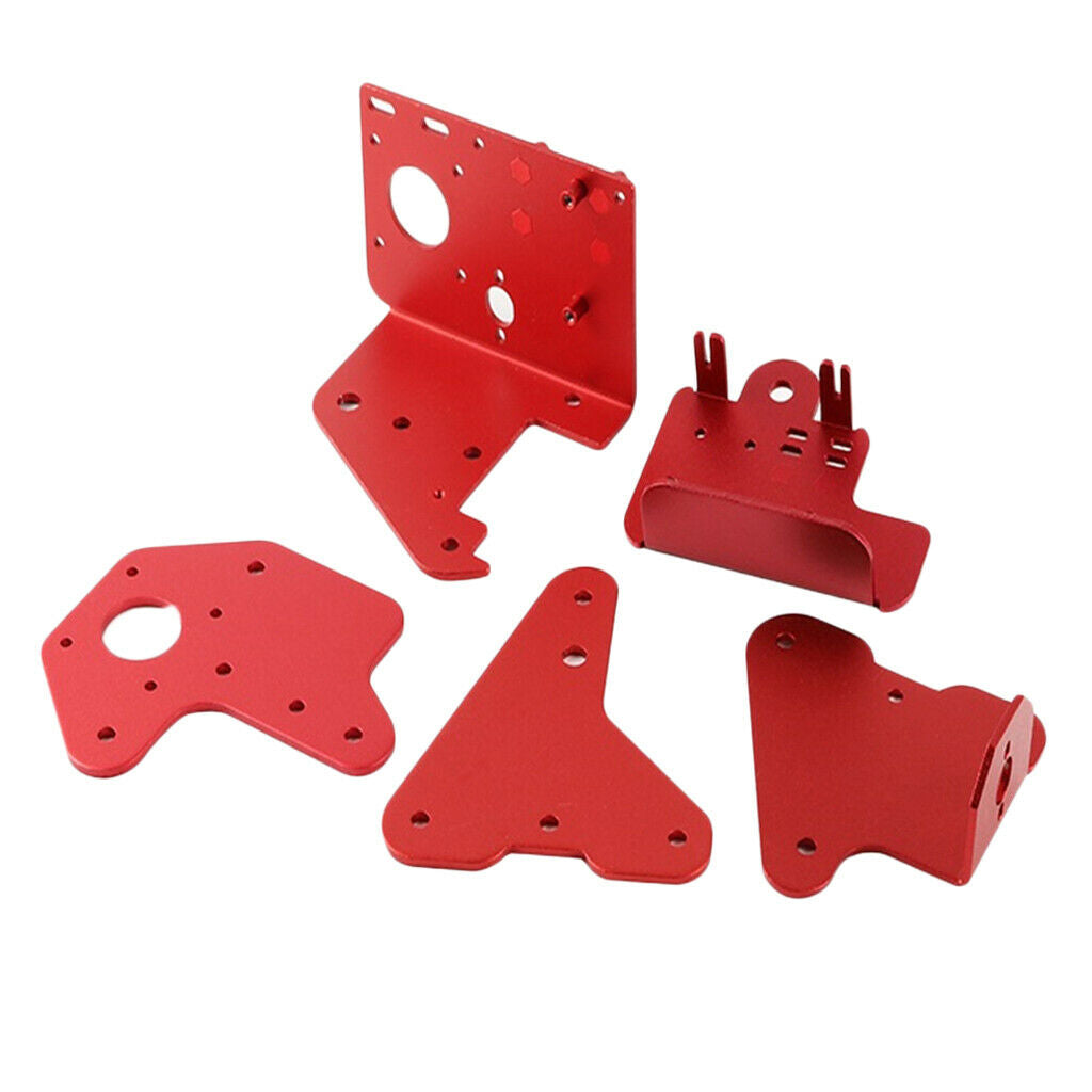 5Pcs Aluminum Alloy Extruder Support Bracket Back-Plate Assy For CR-10S PRO