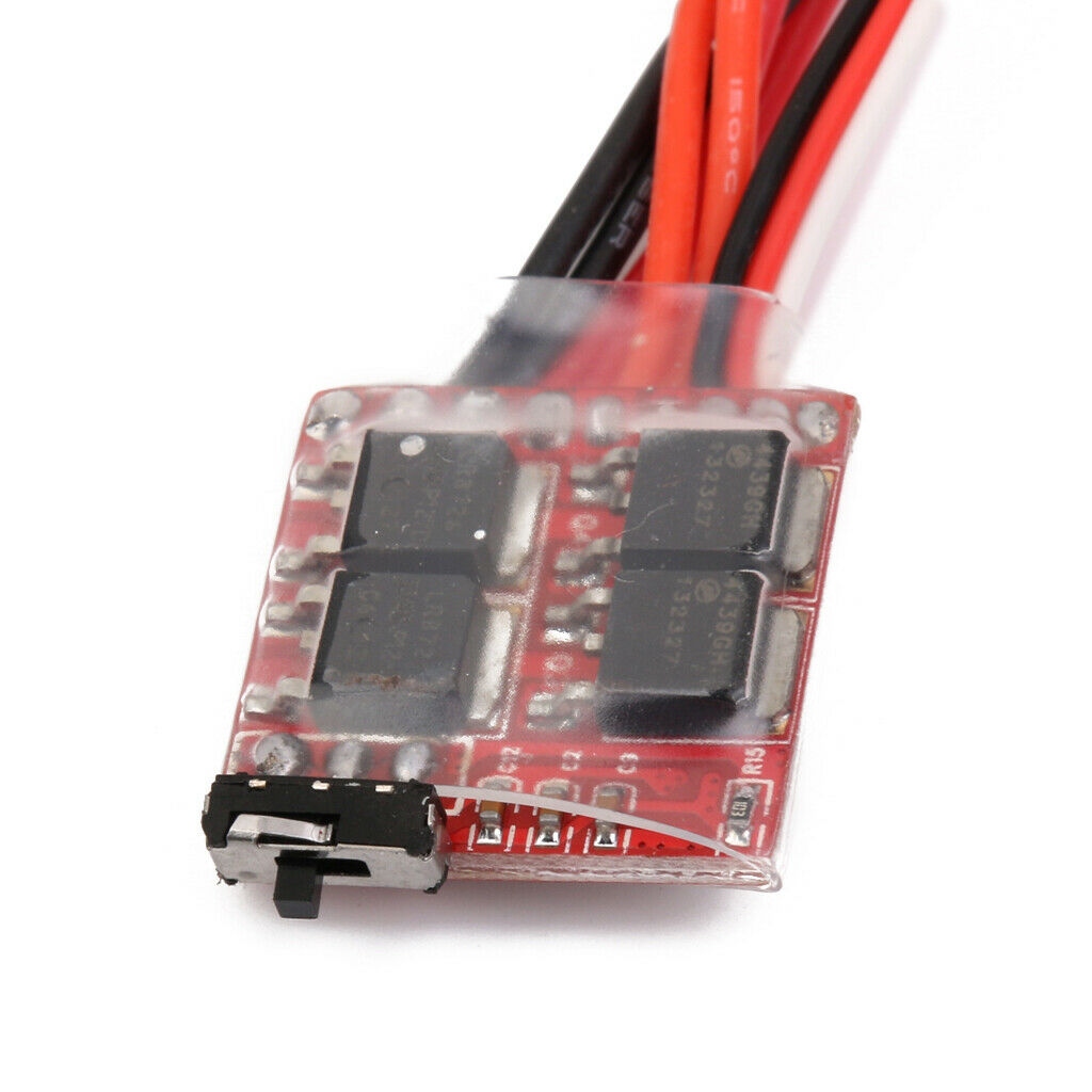 20A Brushed ESC for RC Car Boat (Forward/Reverse/Brake)