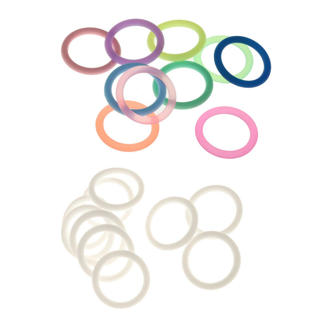 20x Silicone Baby Pacifier Holder Adapter O Ring Dummy Ring Ring