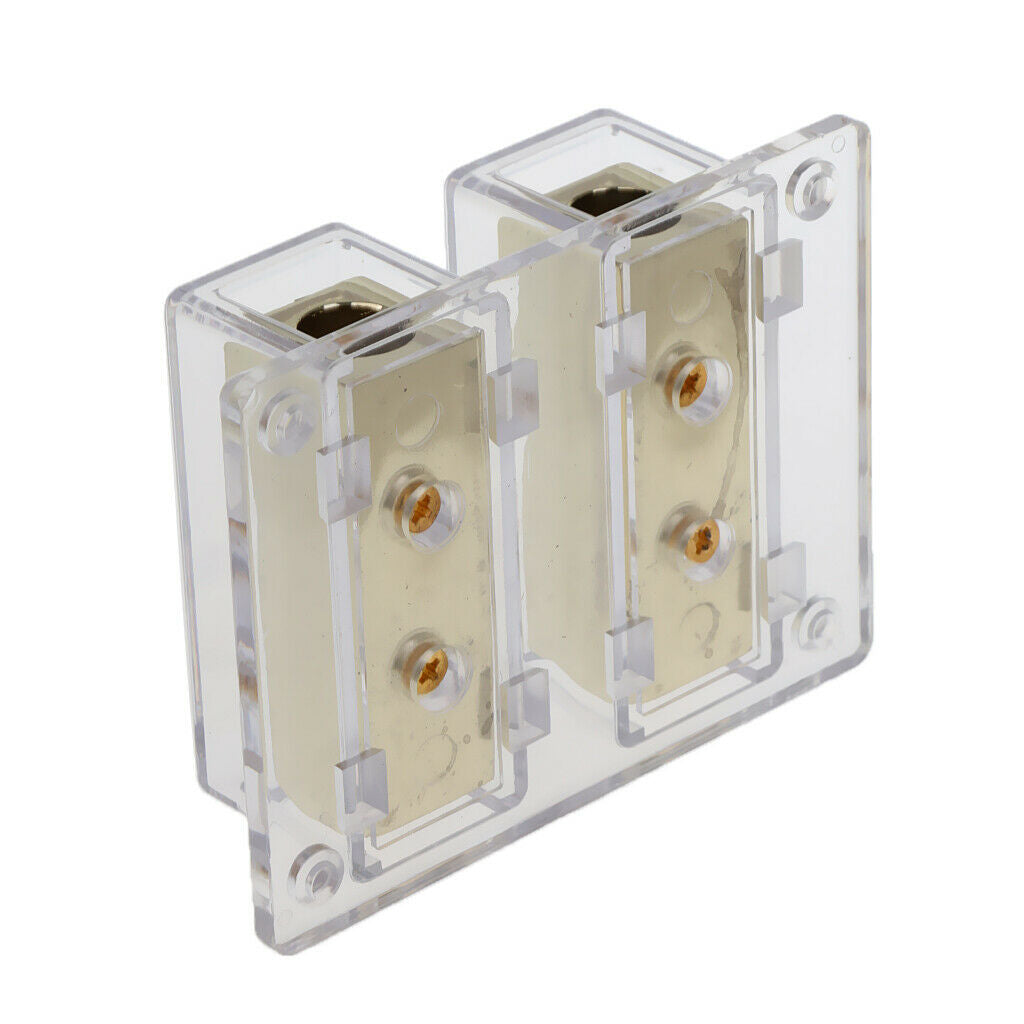 Distribution Block Power Ground 4 Gauge In 8 Gauge Out Car Amp Installation